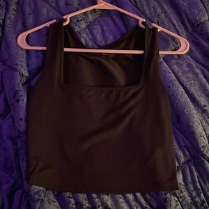 black tank top cropped